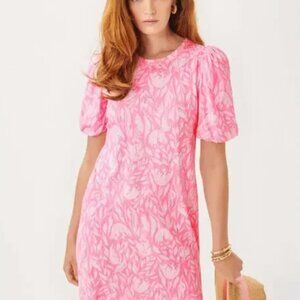 NWT Lilly Pulitzer Mercer Dress | Rousseau Pink Tulip To Tango | SZ XL